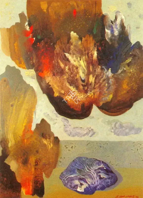 Bimal Dasgupta (Artist), Untitled, 1993, Painting