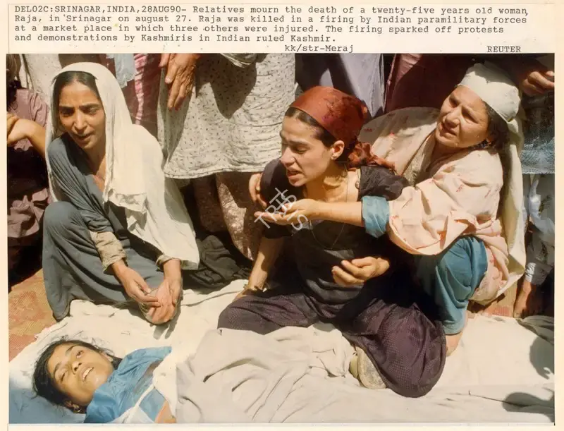 Meraj (Photographer), Del02C: Srinagar, India, 28Aug90, 1990, Contemporary Photograph