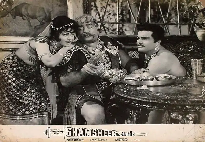 Babubhai Mistri (Director), Shamsheer, 1967, Lobby Card