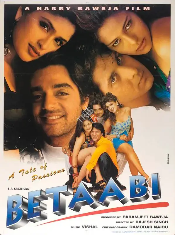 Paramjeet Baweja (Producer), Betaabi, 1997, Full Sheet Poster