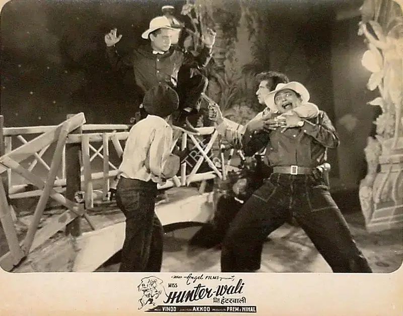 Nihal (Producer), Miss Hunterwali, 1959, Lobby Card