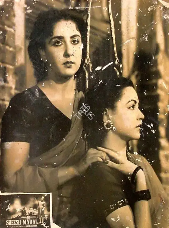 Sohrab Modi (Producer), Sheesh Mahal, 1950, Lobby Card