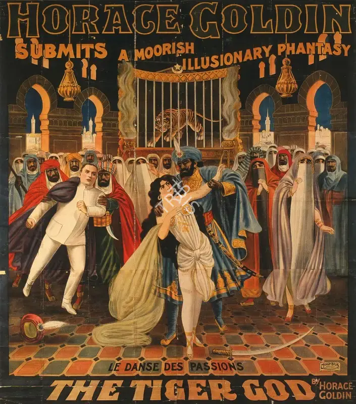 Horace Goldin (Magician), Horace Goldin Submits a Moorish Illusionary Phantasy, Magic Publicity Art & Memorabilia