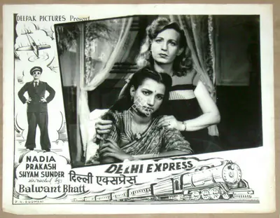 Balwant Bhatt (Director), Delhi Express, 1949, Lobby Card