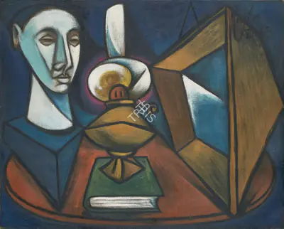 A.A. Raiba (Artist), Untitled, 1963, Painting