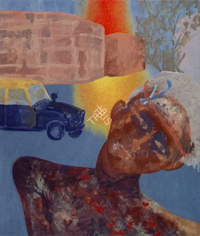 Patel, Gieve (Artist). Untitled, 1992 | Painting, So.NeY/12.06.95, 1995 · Sotheby's