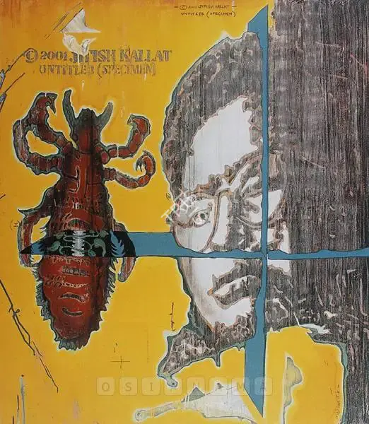 Kallat, Jitish (Artist). Untitled Specimen, 2001 | Painting, Sa.Onl/16.03.06, 2001