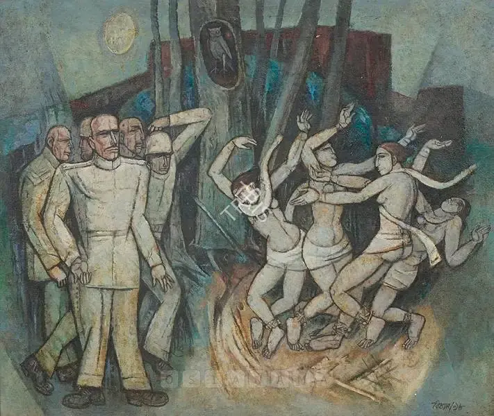 Bijon Choudhury (Artist), Untitled, 1998, Painting