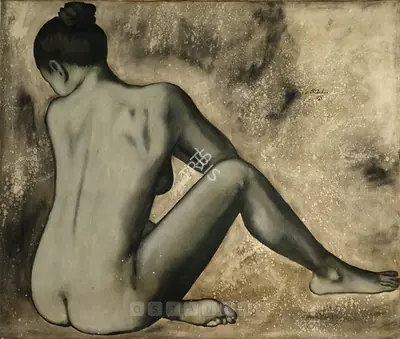 B. Vithal (Artist), Nude, 1978, Painting