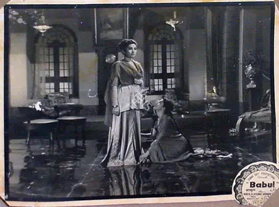 Fali Mistry (Cinematographer), Babul, 1950, Lobby Card