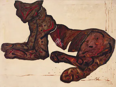 R.B. Bhaskaran (Artist), Untitled, 1986, Painting