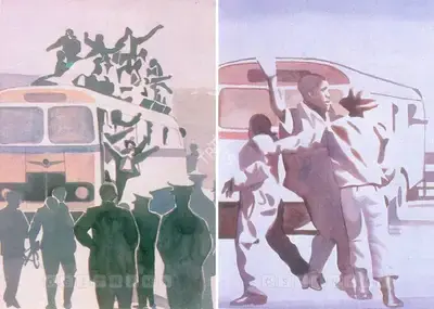 Shibu Natesan (Artist), Untitled, 2000, Painting