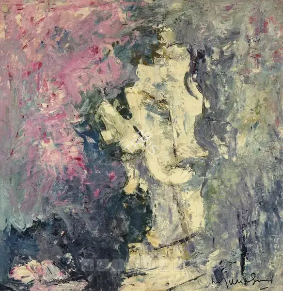 Munuswamy, L. (Artist). Untitled, 1960s | Painting, Os.Del/15.07.08, 2008 · Osian's