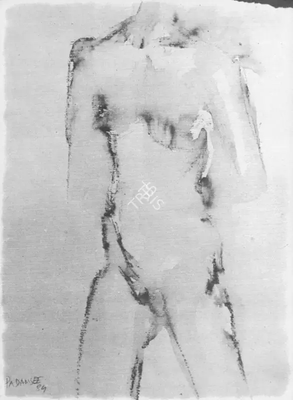 Akbar Padamsee (Artist), Nude, 1984, Drawing