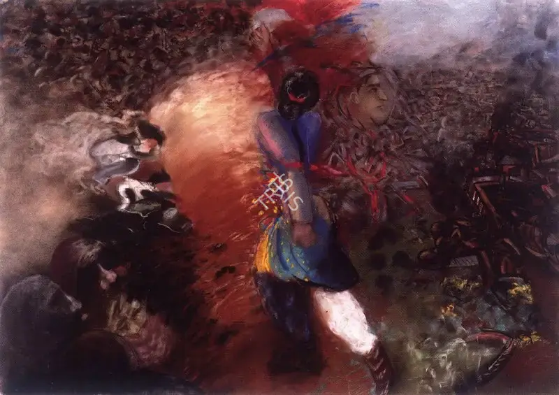 Sundaram, Vivan (Artist). Untitled, 1990 | Painting, Ch.Lon/05.10.99, 1999 · Christie's
