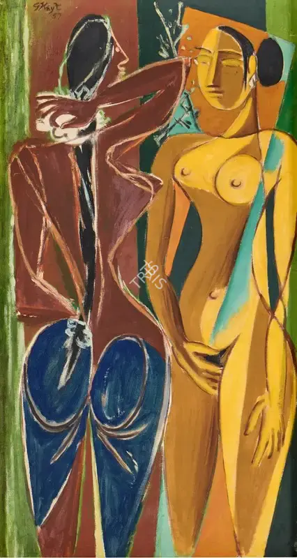 Keyt, George (Artist). Untitled, 1957 | Painting, So.NeY/26.03.26, 2026 · Sotheby's