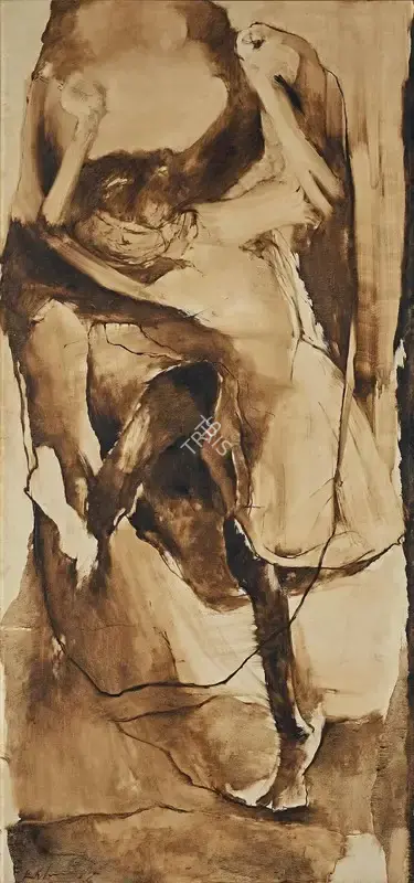 Krishen Khanna (Artist), Dancing Girl, 1966, Painting