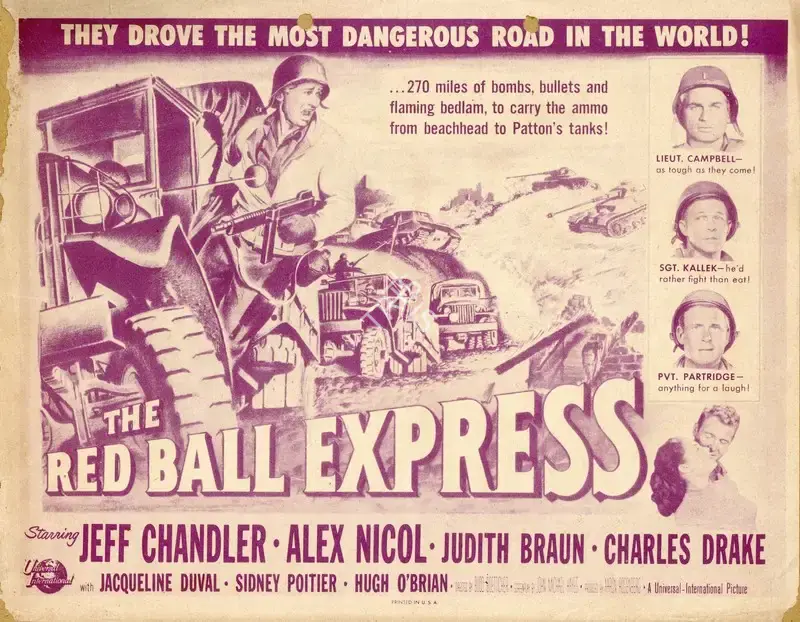 Budd Boetticher (Director), The Red Ball Express, 1952, Handbill