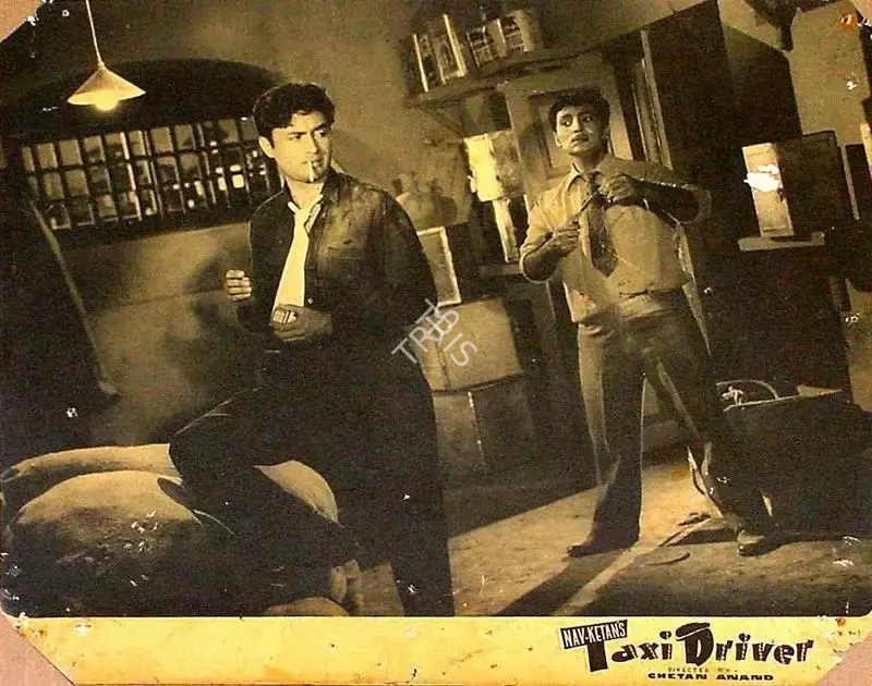 V. Ratra (Cinematographer), Taxi Driver, 1954, Lobby Card