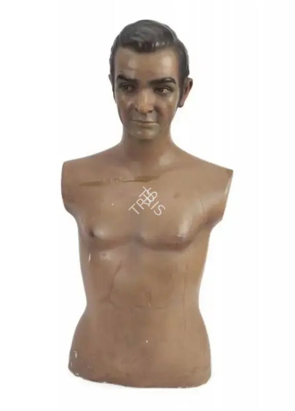 Plastic Bust of Sean Connery as James Bond | Maquette, 1960s, Maquette