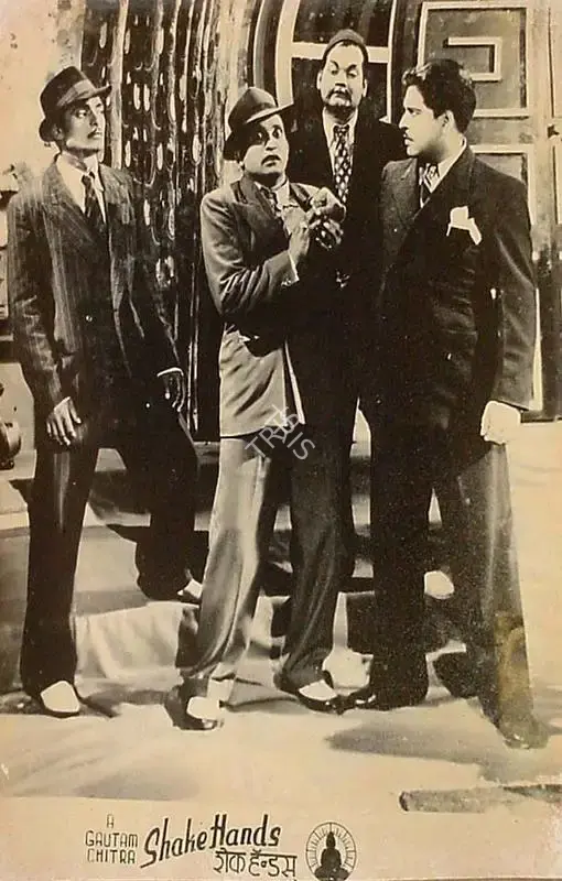 Nanabhai Bhatt (Producer), Shake Hands, 1947, Lobby Card