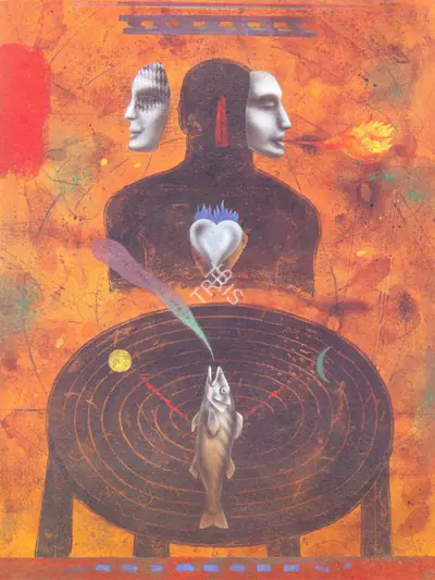 Baiju Parthan (Artist), Empathy-II, Painting