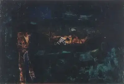 Ramkumar (Artist), Untitled, 1961, Painting