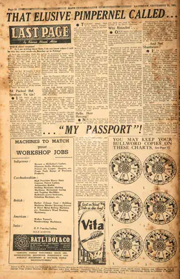 Khwaja Ahmad Abbas (Columnist), That Elusive Pimpernel Called, 1951, Essay
