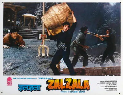 Vinod Shah (Producer), Zalzala, 1988, Lobby Card