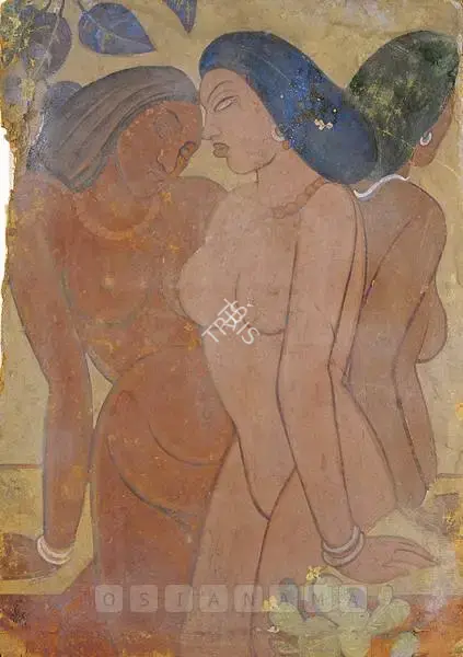 Keyt, George (Artist). Women, mid 1940s | Painting, Os.Mum/27.11.03, 1945