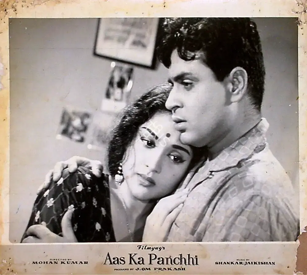 J.Om Prakash (Producer), Aas Ka Panchhi, 1961, Lobby Card