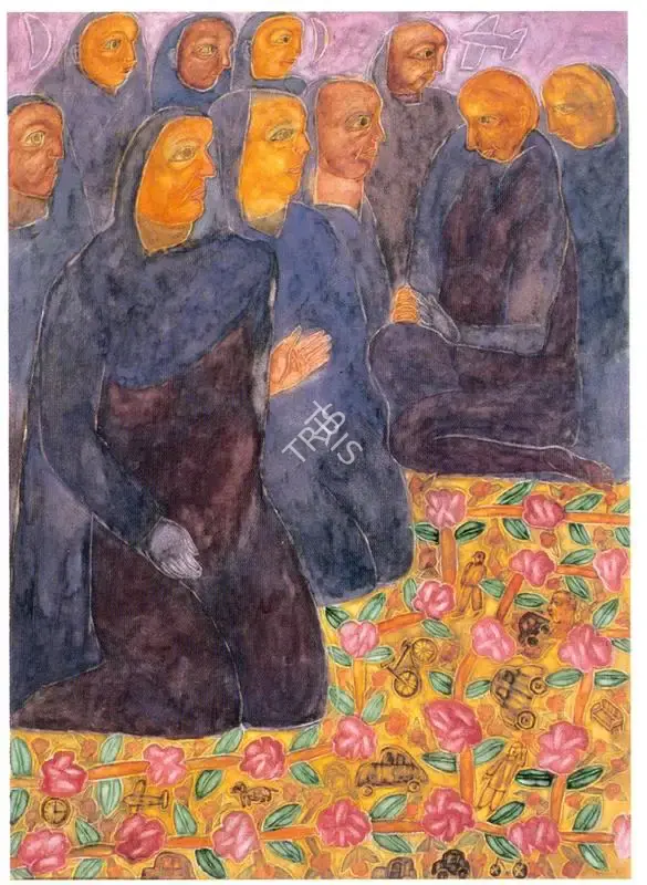Arpita Singh (Artist), Women, 1988, Painting