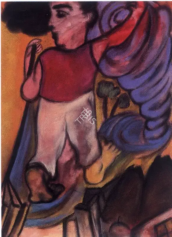 Rekha Rodwittiya (Artist), Behind the City Wall, 1990, Painting