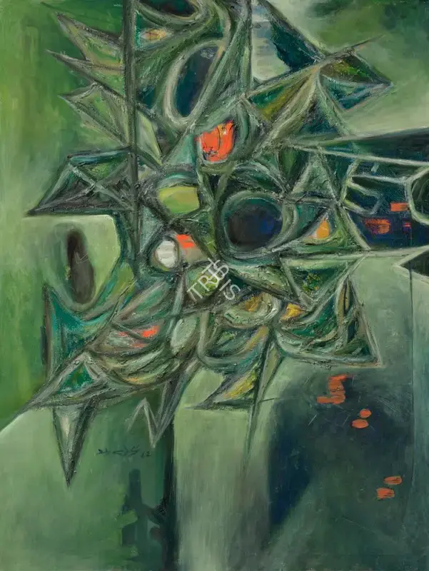 Santosh, G.R. (Artist). Untitled, 1962 | Painting, Ch.NeY/19.03.25, 2025 · Christie's