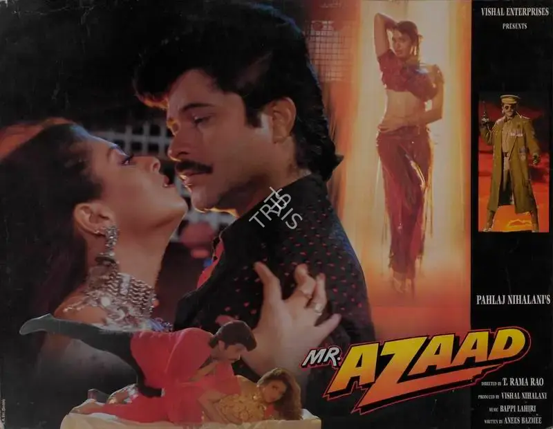 Siba Mishra (Cinematographer), Mr Azaad, 1994, Lobby Card