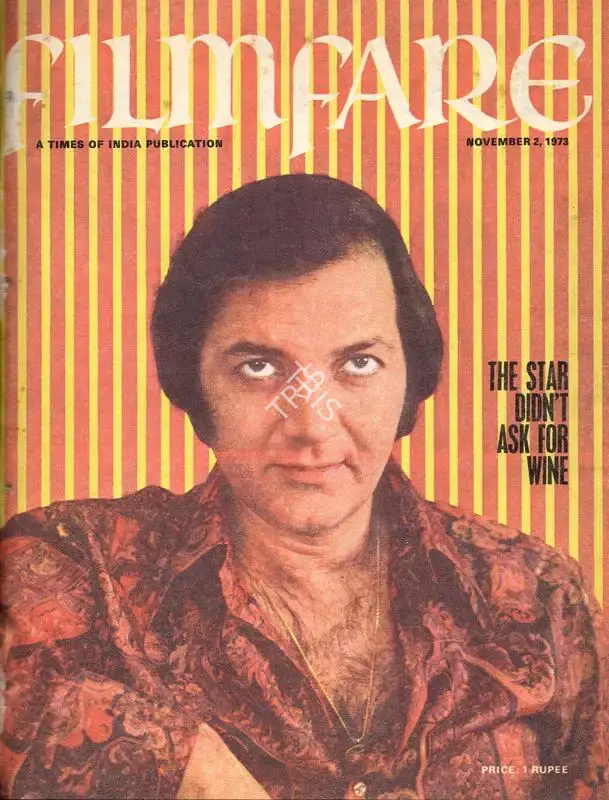 B.K. Karanjia (Editor), Filmfare, 1973, Magazine