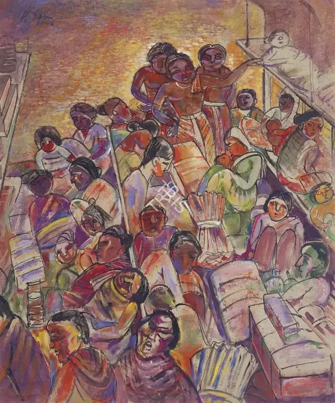 Sen, Paritosh (Artist). Untitled, 1946 | Painting, AG.Mum/16.12.24, 2024 · Asta Guru