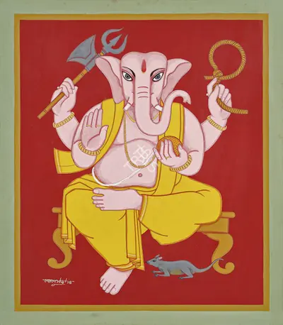 Lalu Prasad Shaw (Artist), Untitled, 2014, Painting