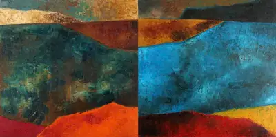 Padamsee, Akbar (Artist). Untitled, 1994 | Painting, Sa.Onl/14.06.18, 2018 · Saffronart