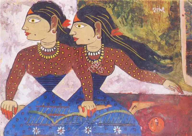 Shankar Palsikar (Artist), Untitled, 1954, Painting