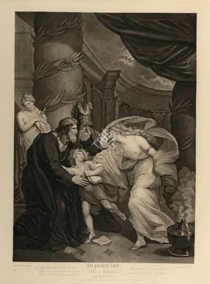 After Thomas Kirk (Artist), Titus Andronicus, 1793, Aquatint