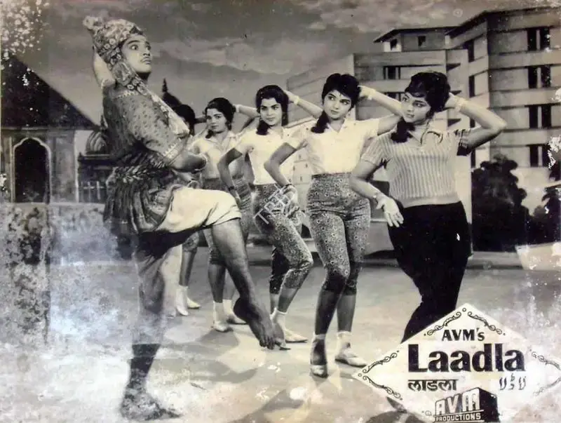D. Rajagopal (Cinematographer), Laadla, 1966, Lobby Card