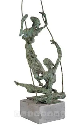 Mahendra Pandya (Artist), The Swing, 1954, Sculpture