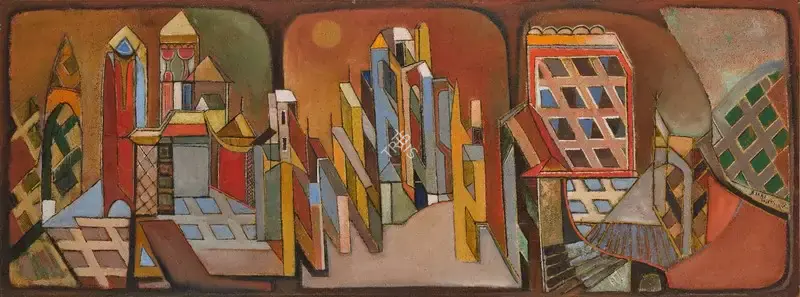 Bakre, S.K. (Artist). Untitled, 1964 | Painting, So.NeY/18.03.24, 2024 · Sotheby's