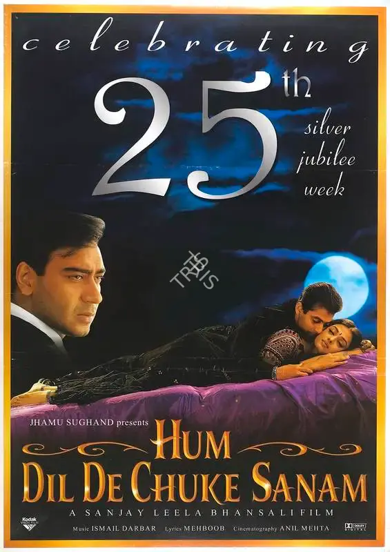 Jhamu Sughand (Producer), Hum Dil De Chuke Sanam, 1999, Full Sheet Poster