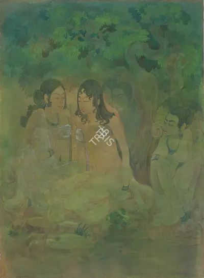 Ramgopal Vijaiwargiya (Artist), Untitled, Painting