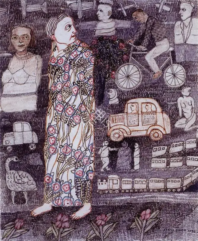 Arpita Singh (Artist), Untitled, 1988, Painting