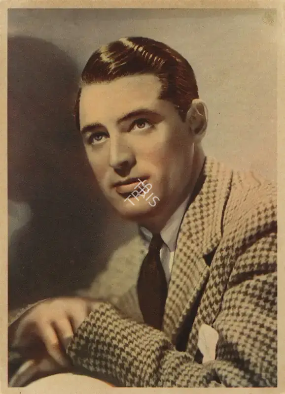 Nestle (Sponsor), Nestle (Sponsor), Stars of the Silver Screen: Cary Grant | Trading Card, 1930s, Trading Card