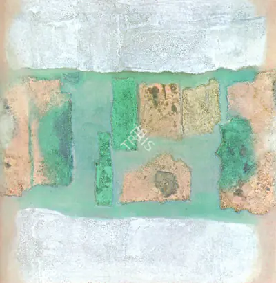 Lalu Prasad Shaw (Artist), Two Dogs, 1990, Painting