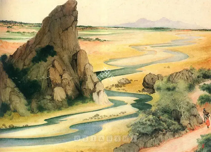 Prosanto Roy (Artist), Chota Nagpur, 1950, Painting